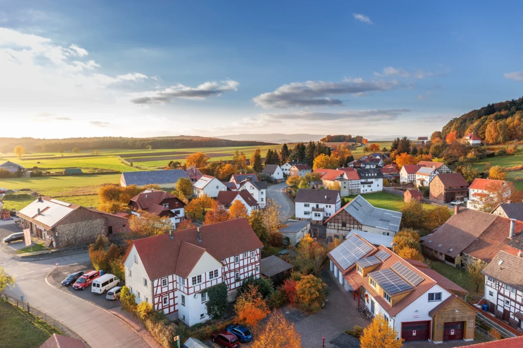 an aerial view on Comore Loma in Idaho Falls, ID